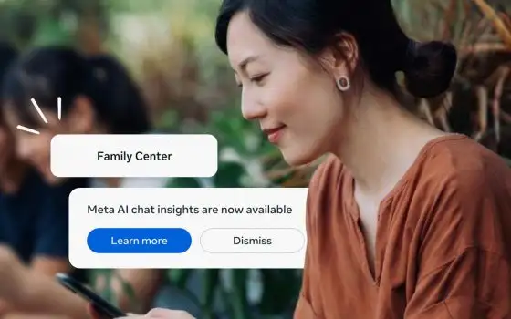 Meta dirà ai genitori di cosa parlano i figli con l'AI