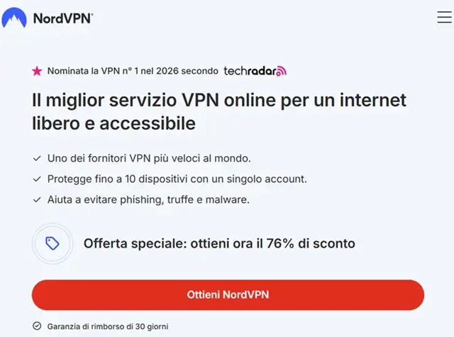 nordvpn offerta speciale