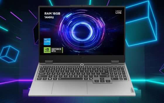Notebook da Gaming Lenovo LOQ con RTX 5050, i5 e SSD da 1TB a un prezzone