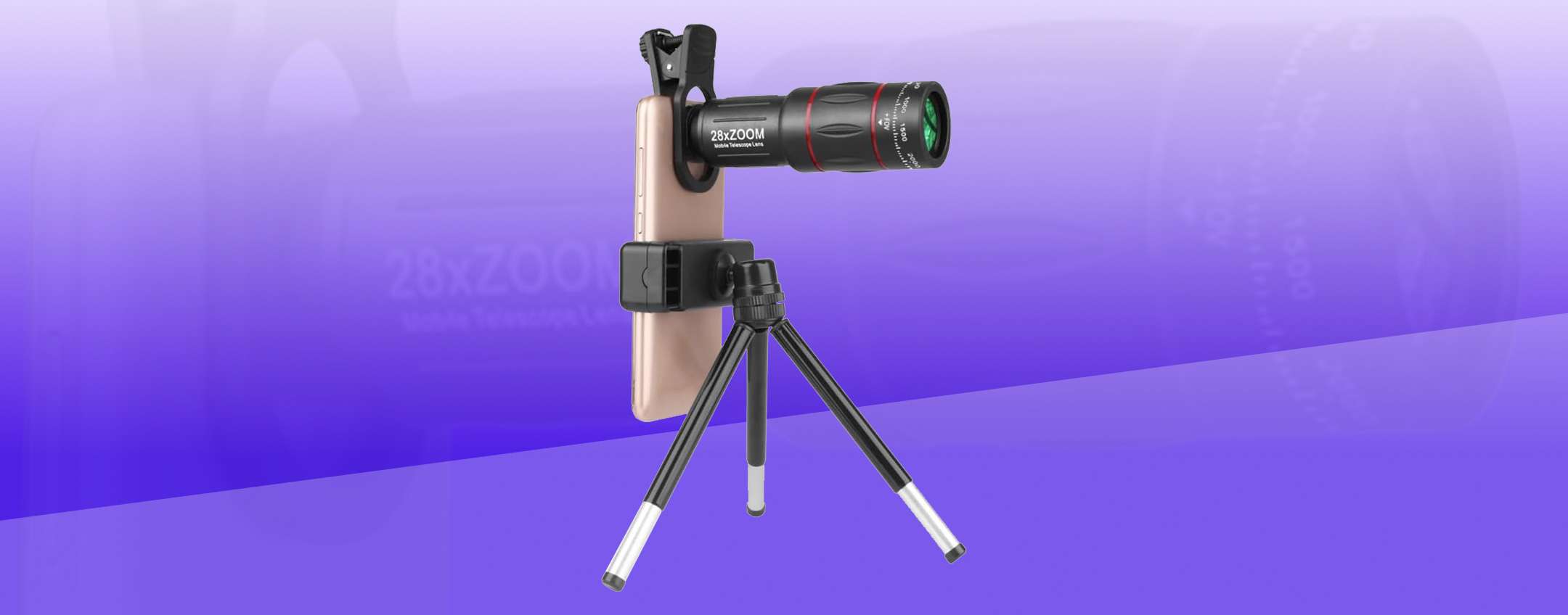 Obiettivo zoom per smartphone