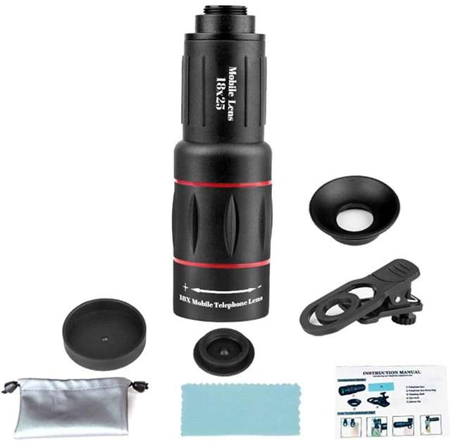 L'obiettivo zoom per smartphone con gli accessori in vendita su Amazon Haul