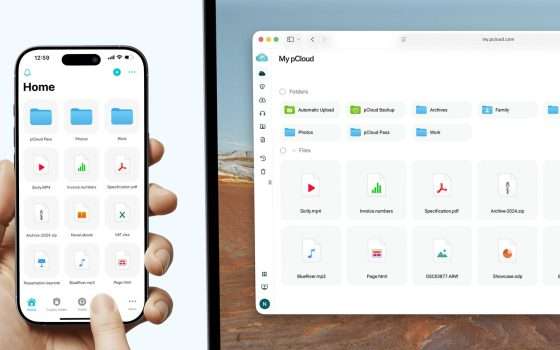 Fino a -700€ sui piani a vita di pCloud: cloud storage per sempre