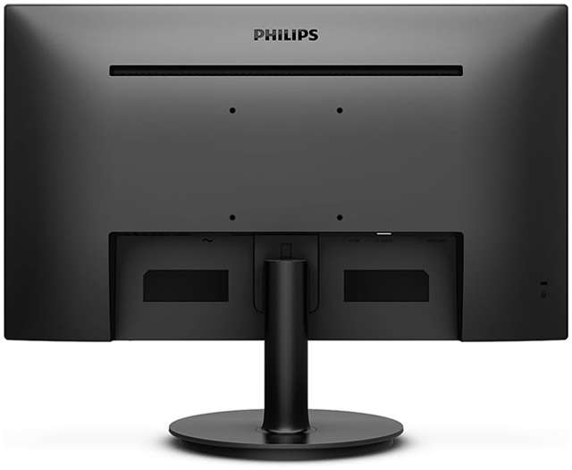 Il pannello posteriore del monitor Philips 221V8/00 da 22 pollici