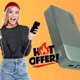 Power Bank da 20000mAh con 45W di potenza: esci di casa senza pensieri