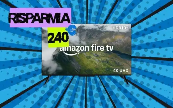 Risparmia 240€ acquistando ora la Amazon Fire TV Serie 4 da 50
