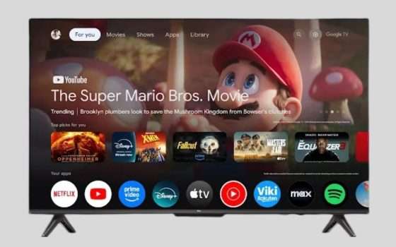 Gli Short di YouTube arrivano nella homepage di Google TV