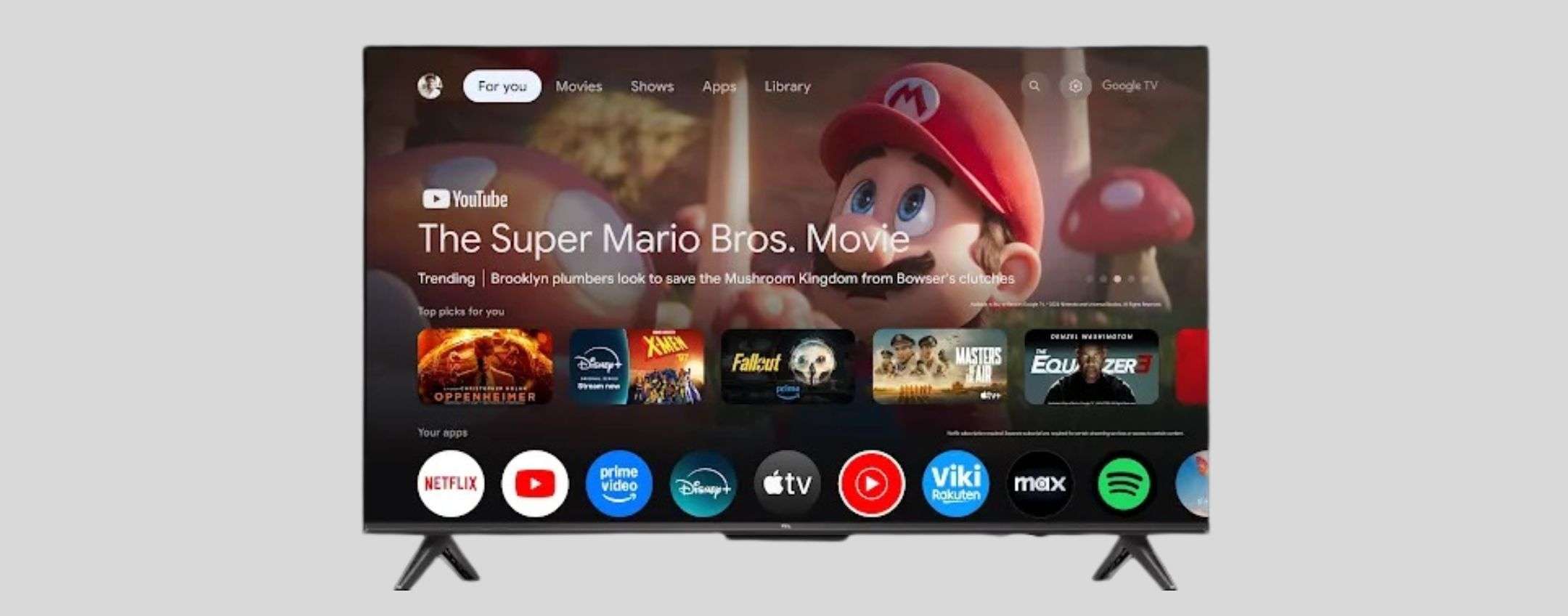 Gli Short di YouTube su Google TV