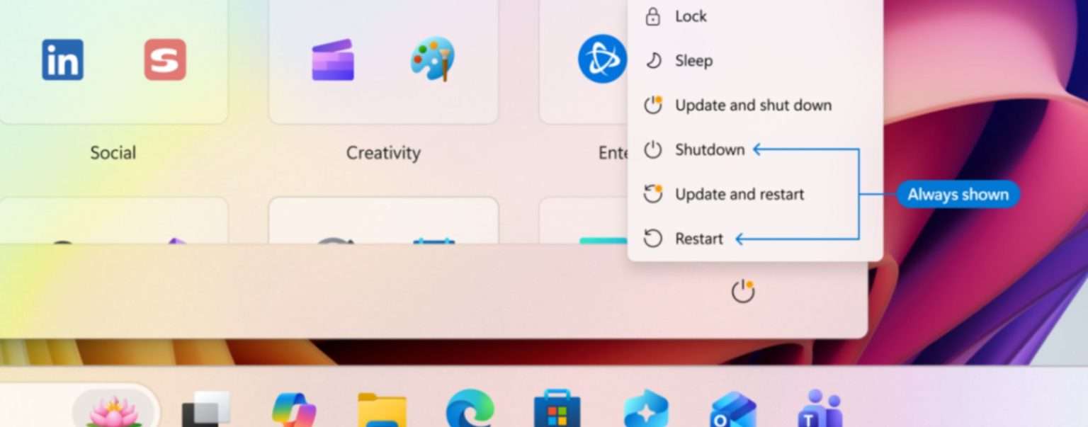 Anteprima: Microsoft permetterà di sospendere Windows update per sempre