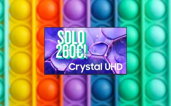 Splendida Smart TV Samsung 4K 43