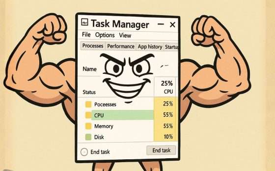 Windows 11: Task Manager mostra NPU e app isolate in sandbox