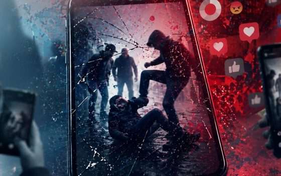 Se gli dai una coltellata questo video diventa virale