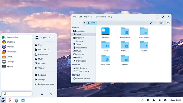 La versione Lite di Zorin OS 18.1