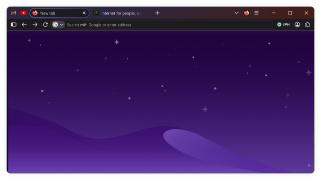 Firefox Nova modalità compatta
