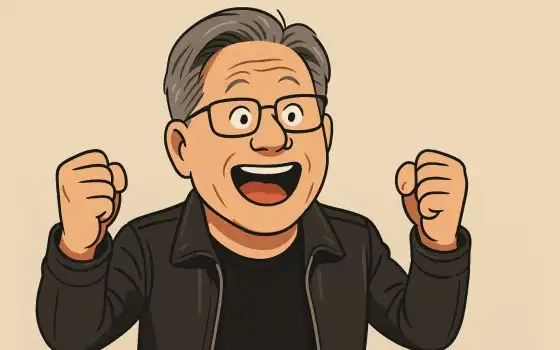 CEO di NVIDIA difende l'AI: crea lavoro, non lo distrugge