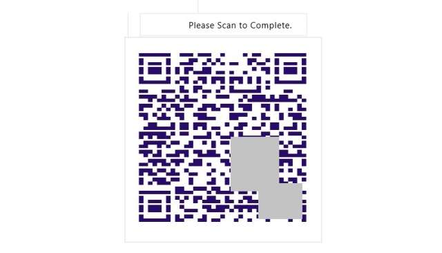 Phishing QR code ASCII art