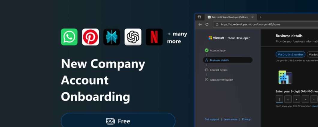Pubblicare app sul Microsoft Store è gratis anche per le aziende