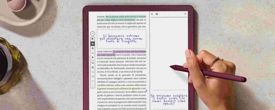 Kindle Scribe Colorsoft arriva a sorpresa: è il primo a colori