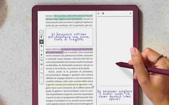Kindle Scribe Colorsoft arriva a sorpresa: è il primo a colori