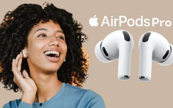Apple AirPods Pro 3 con cancellazione attiva del rumore a 50€ in meno