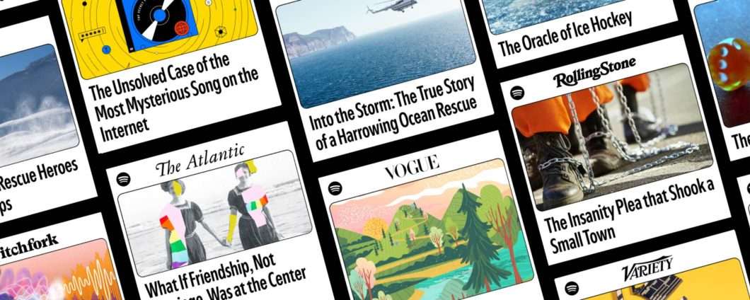 Articoli da ascoltare su Spotify nella libreria degli audiolibri