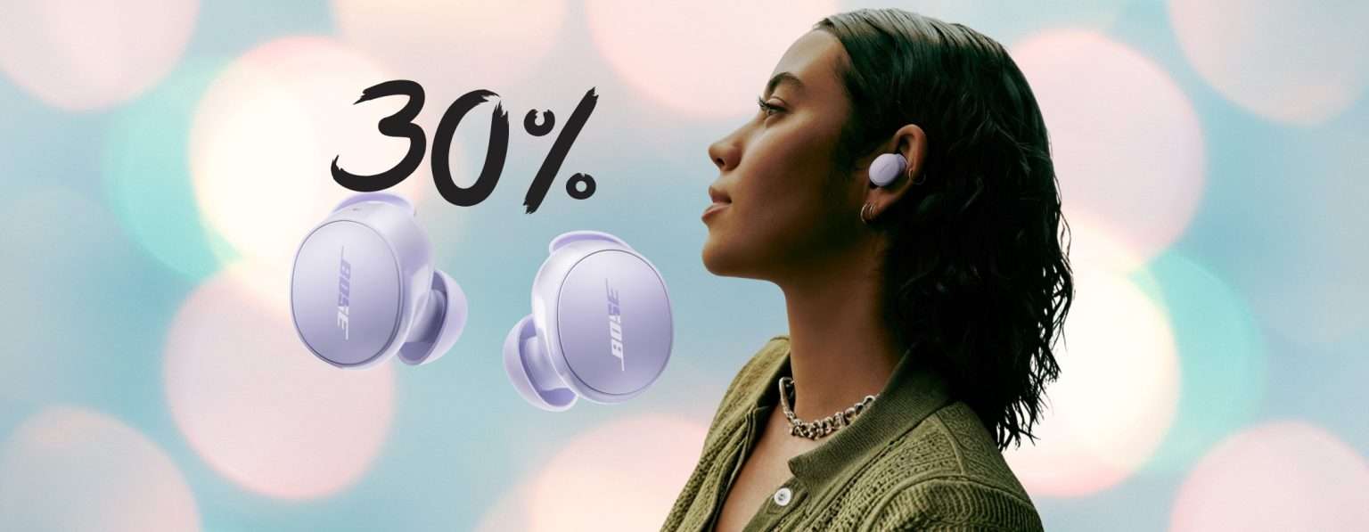 Anteprima: Auricolari wireless super confortevoli Bose QuietComfort Earbuds (-30%)