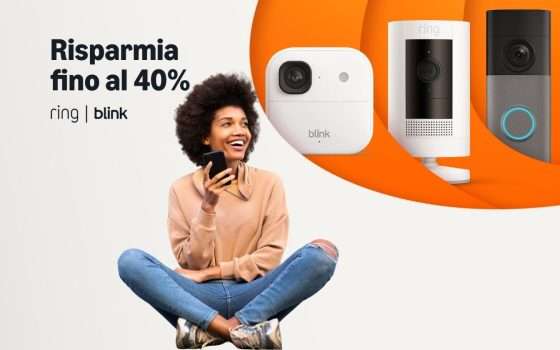 Blink al 40% di sconto e oltre su Amazon oggi