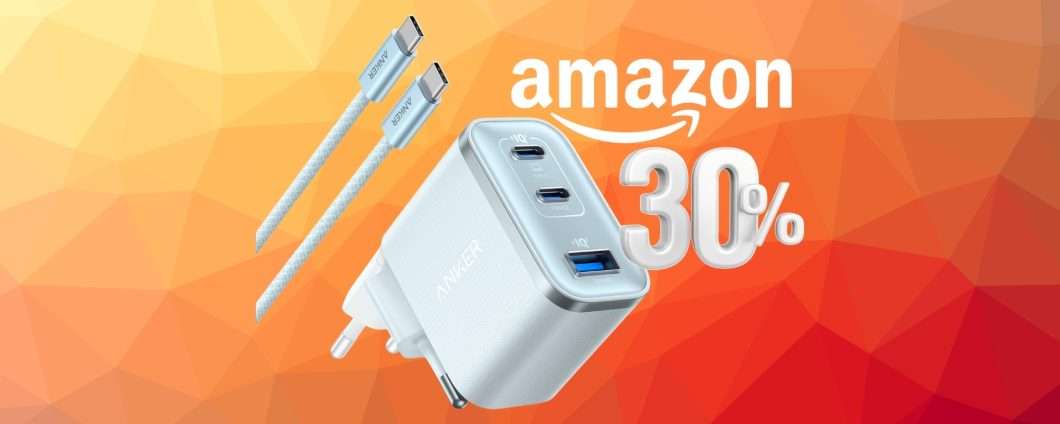 Caricatore USB da 70W con 3 porte per ricaricare velocemente di tutto (-30%)