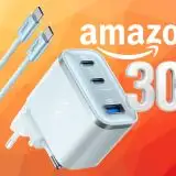 Caricatore USB da 70W con 3 porte per ricaricare velocemente di tutto (-30%)
