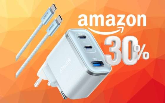 Caricatore USB da 70W con 3 porte per ricaricare velocemente di tutto (-30%)