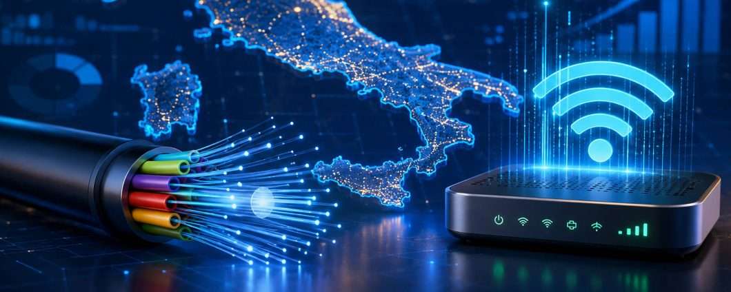 Internet in Italia cambia volto: crolla il rame, cresce la FTTH