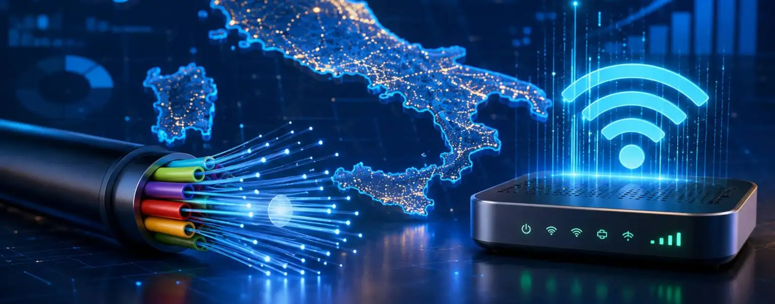 Anteprima: Internet in Italia cambia volto: crolla il rame, cresce la FTTH