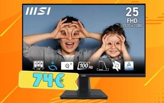 Costo ridicolo e ottima qualità con il monitor MSI PRO da 24,5