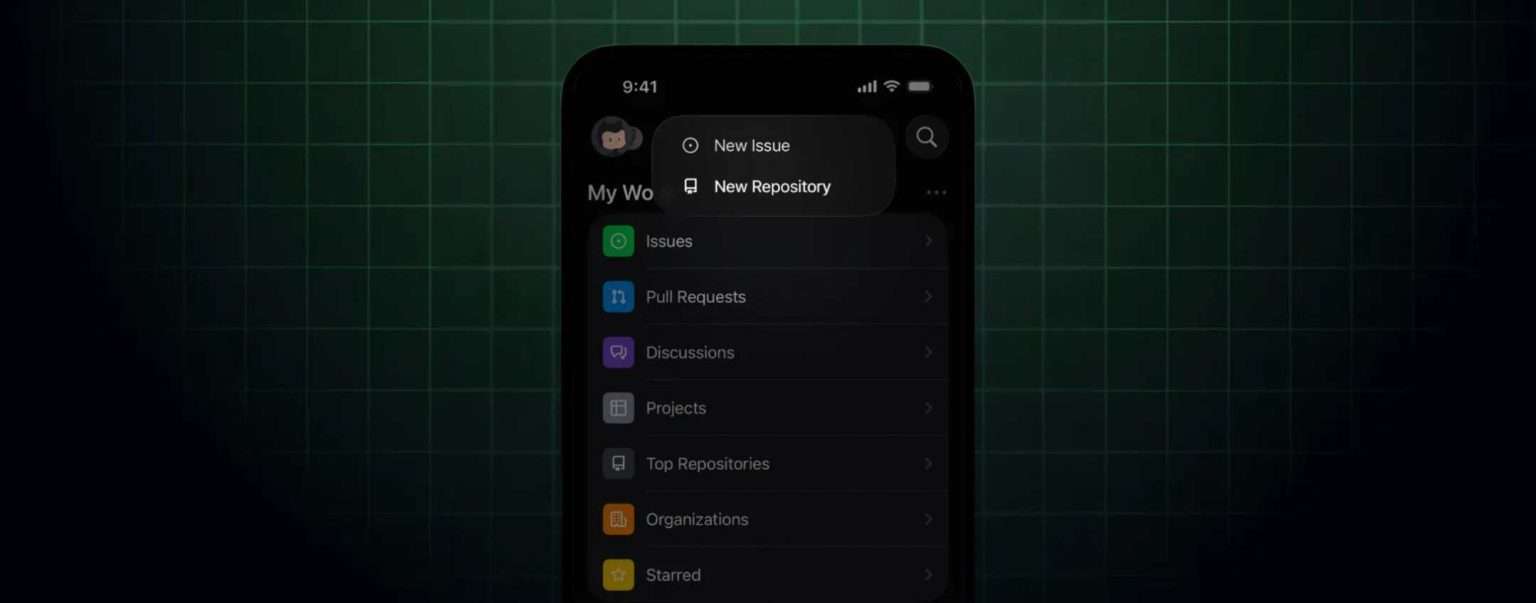 Anteprima: GitHub Mobile permette di creare nuovi progetti dal telefono
