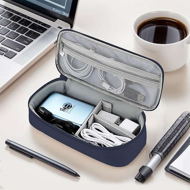 La custodia da viaggio per accessori elettronici