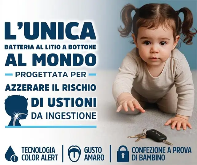 La batteria al litio a bottone Energizer Ultimate Child Shield