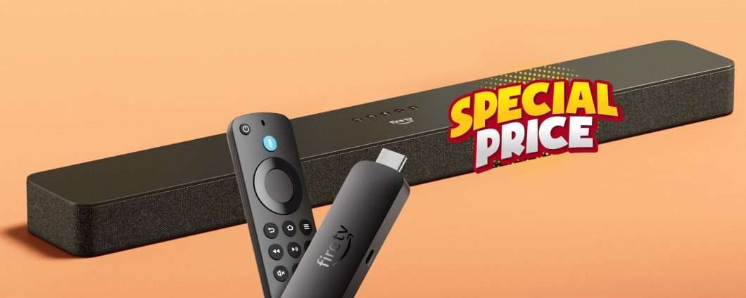 Fire TV Stick e Fire TV Soundbar a prezzo IMBARAZZANTE su Amazon