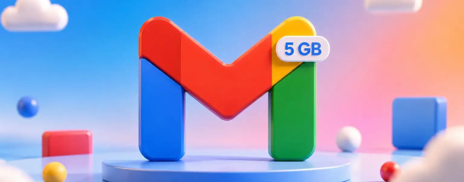Copertina: Solo 5 GB gratis con l’account Gmail: la spiegazione di Google