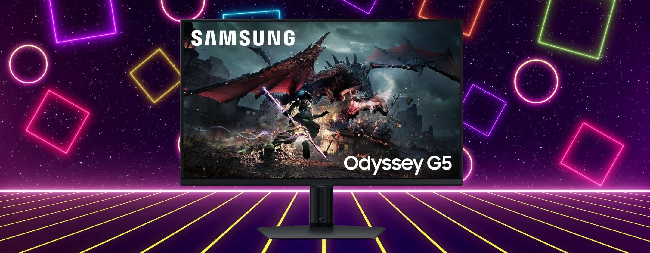 Immagini realistiche e immersive con il monitor Samsung Gaming Odyssey G5