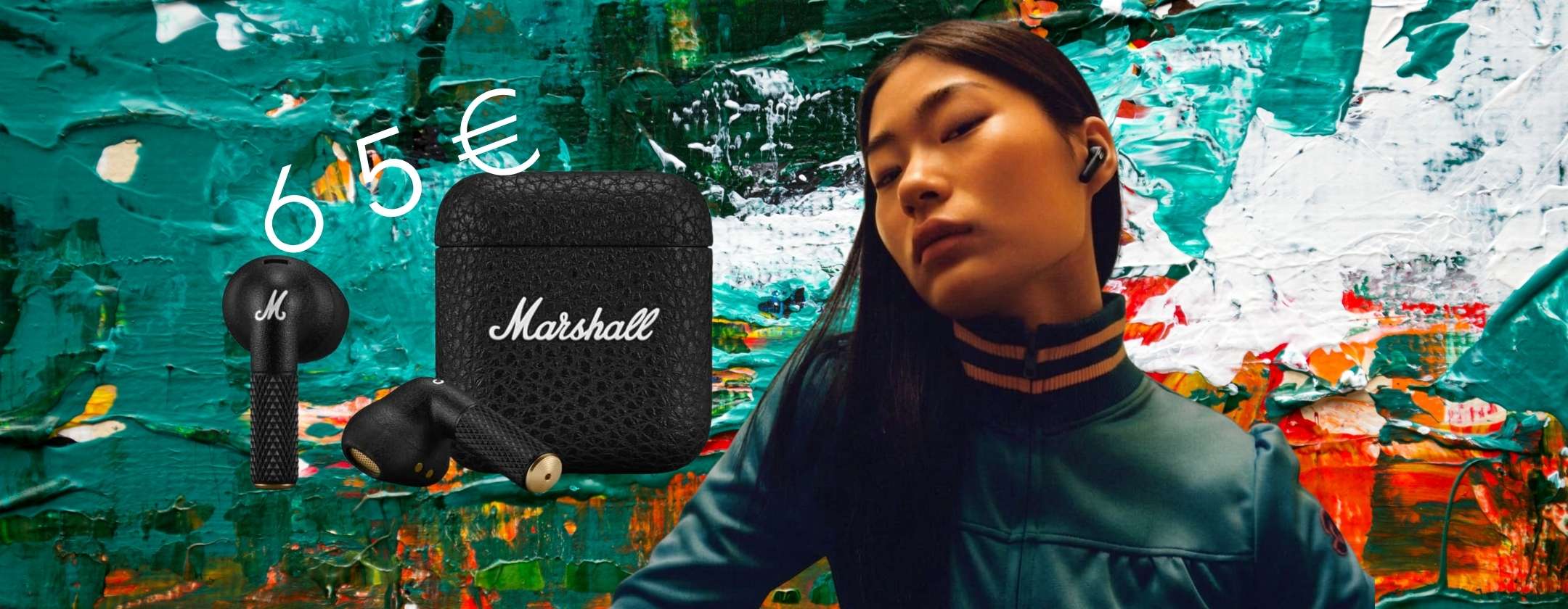 Marshall Minor IV: strepitosi auricolari wireless in doppio sconto su Amazon