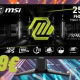 Monitor da gaming MSI Mag 256F da 24,5
