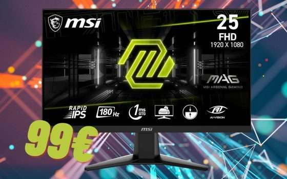 Monitor da gaming MSI Mag 256F da 24,5