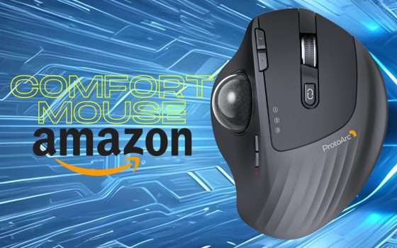 Mouse wireless ProtoArc Trackball: niente fatica e ottimo prezzo