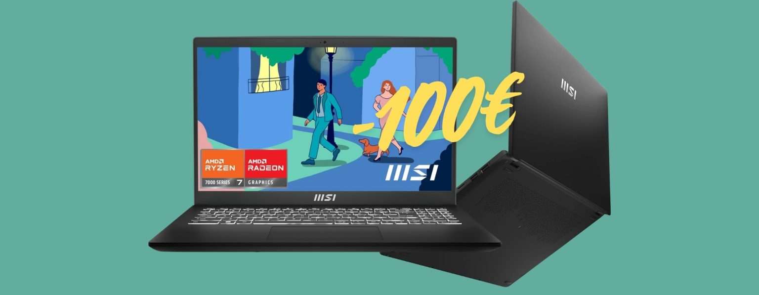 Anteprima: MSI Modern 15: potente notebook da 15,6″ con AMD Ryzen 7 (-100€)
