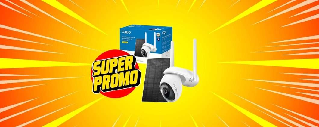 Niente corrente con il Kit Telecamera Esterna con Pannello Solare di Tapo