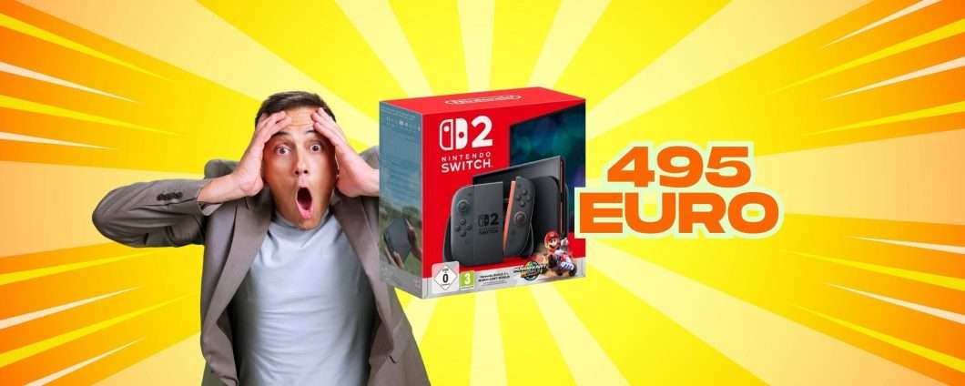 Nintendo Switch 2 + Mario Kart World a soli 495€ su eBay è shock