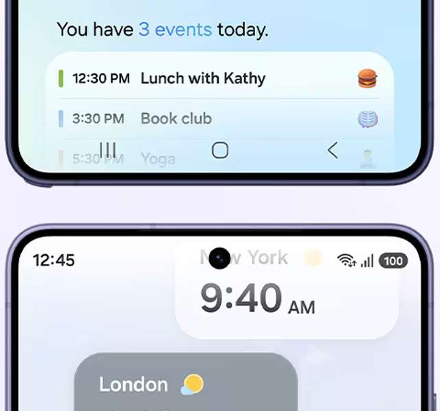 L'interfaccia di One UI 8.5