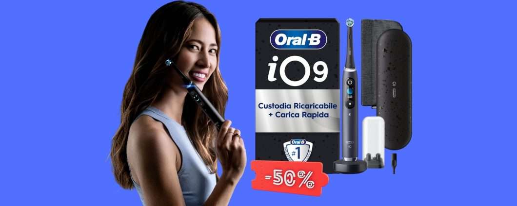 Oral-B iO 9 Edizione Limitata con custodia a metà prezzo solo su Amazon