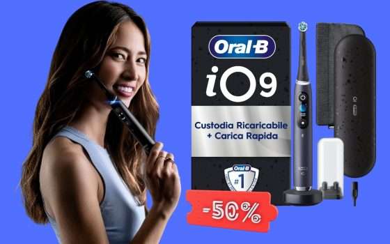 Oral-B iO 9 Edizione Limitata con custodia a metà prezzo solo su Amazon