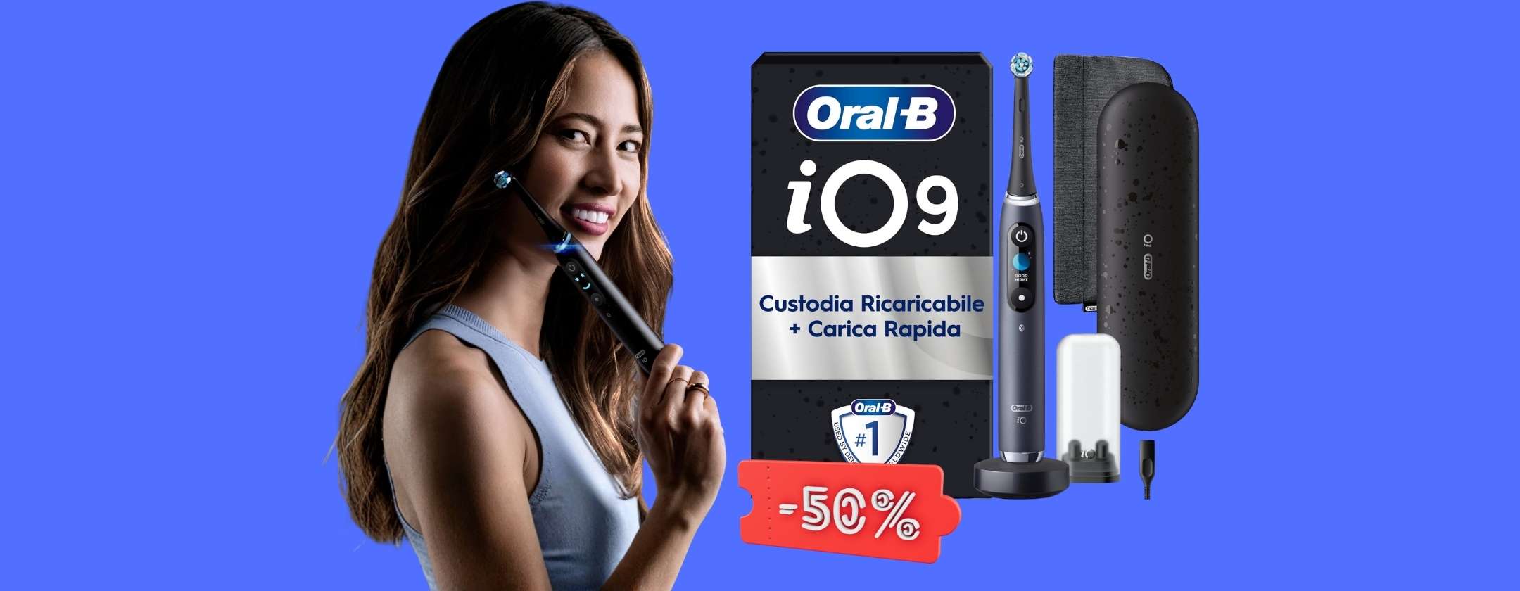Oral-B iO 9 Edizione Limitata con custodia a metà prezzo solo su Amazon