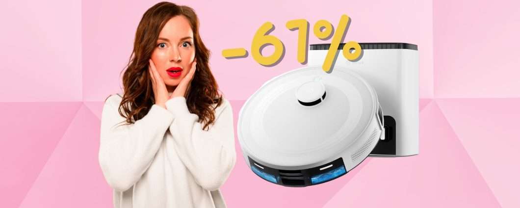 Pavimenti splendenti con il robot che aspira e lava Lefant M2 Plus (-67%)